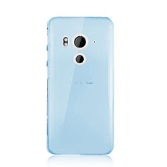 Silikon Hülle Handyhülle Ultra Dünn Schutzhülle Durchsichtig Transparent für HTC Butterfly 3 Blau