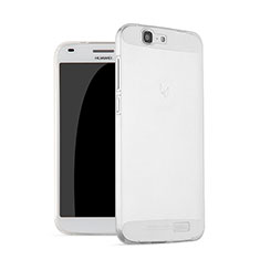 Silikon Hülle Handyhülle Ultra Dünn Schutzhülle Durchsichtig Transparent für Huawei Ascend G7 Weiß