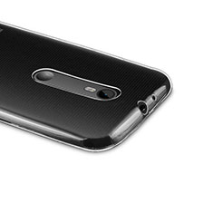 Silikon Hülle Handyhülle Ultra Dünn Schutzhülle Durchsichtig Transparent für Motorola Moto G (3rd Gen) Klar