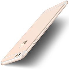 Silikon Hülle Handyhülle Ultra Dünn Schutzhülle Durchsichtig Transparent mit Fingerring Ständer für Apple iPhone 6 Plus Klar