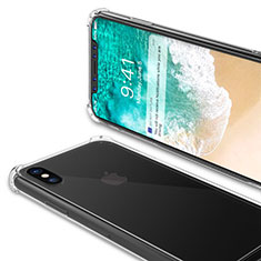 Silikon Hülle Handyhülle Ultra Dünn Schutzhülle Durchsichtig Transparent T01 für Apple iPhone Xs Klar