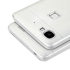 Silikon Hülle Handyhülle Ultra Dünn Schutzhülle Durchsichtig Transparent T04 für Huawei P8 Lite Smart Grau
