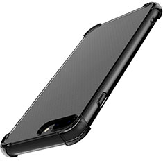 Silikon Hülle Handyhülle Ultra Dünn Schutzhülle Durchsichtig Transparent T06 für Apple iPhone 8 Plus Grau