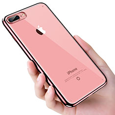Silikon Hülle Handyhülle Ultra Dünn Schutzhülle Durchsichtig Transparent T21 für Apple iPhone 8 Plus Klar