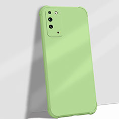 Silikon Hülle Handyhülle Ultra Dünn Schutzhülle Flexible 360 Grad Ganzkörper Tasche C01 für Huawei Honor X10 5G Cyan