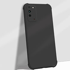 Silikon Hülle Handyhülle Ultra Dünn Schutzhülle Flexible 360 Grad Ganzkörper Tasche C01 für Huawei Honor X10 5G Schwarz