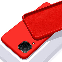 Silikon Hülle Handyhülle Ultra Dünn Schutzhülle Flexible 360 Grad Ganzkörper Tasche C01 für Huawei Nova 7i Rot