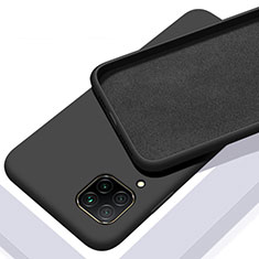 Silikon Hülle Handyhülle Ultra Dünn Schutzhülle Flexible 360 Grad Ganzkörper Tasche C01 für Huawei Nova 7i Schwarz