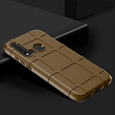Silikon Hülle Handyhülle Ultra Dünn Schutzhülle Flexible 360 Grad Ganzkörper Tasche C01 für Huawei P20 Lite (2019) Braun