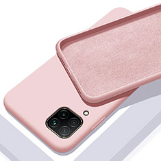 Silikon Hülle Handyhülle Ultra Dünn Schutzhülle Flexible 360 Grad Ganzkörper Tasche C01 für Huawei P40 Lite Rosa
