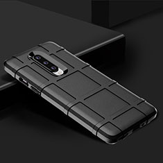 Silikon Hülle Handyhülle Ultra Dünn Schutzhülle Flexible 360 Grad Ganzkörper Tasche C01 für OnePlus 8 Schwarz