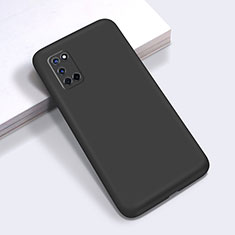 Silikon Hülle Handyhülle Ultra Dünn Schutzhülle Flexible 360 Grad Ganzkörper Tasche C01 für Oppo A72 Schwarz