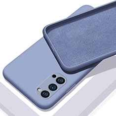 Silikon Hülle Handyhülle Ultra Dünn Schutzhülle Flexible 360 Grad Ganzkörper Tasche C01 für Oppo Reno4 5G Grau