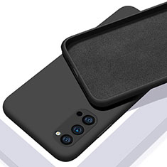 Silikon Hülle Handyhülle Ultra Dünn Schutzhülle Flexible 360 Grad Ganzkörper Tasche C01 für Oppo Reno4 5G Schwarz