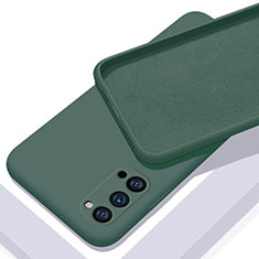 Silikon Hülle Handyhülle Ultra Dünn Schutzhülle Flexible 360 Grad Ganzkörper Tasche C01 für Oppo Reno4 Pro 5G Grün