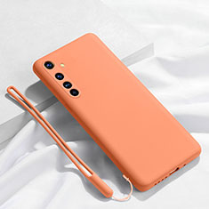 Silikon Hülle Handyhülle Ultra Dünn Schutzhülle Flexible 360 Grad Ganzkörper Tasche C01 für Realme X50 Pro 5G Orange