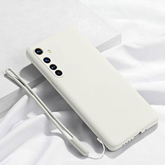Silikon Hülle Handyhülle Ultra Dünn Schutzhülle Flexible 360 Grad Ganzkörper Tasche C01 für Realme X50 Pro 5G Weiß