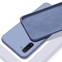 Silikon Hülle Handyhülle Ultra Dünn Schutzhülle Flexible 360 Grad Ganzkörper Tasche C01 für Samsung Galaxy Note 10 5G Violett