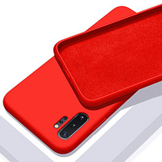 Silikon Hülle Handyhülle Ultra Dünn Schutzhülle Flexible 360 Grad Ganzkörper Tasche C01 für Samsung Galaxy Note 10 Plus 5G Rot