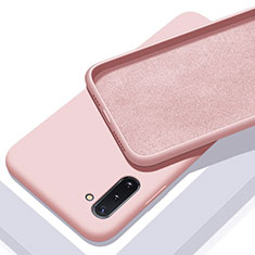 Silikon Hülle Handyhülle Ultra Dünn Schutzhülle Flexible 360 Grad Ganzkörper Tasche C01 für Samsung Galaxy Note 10 Rosa