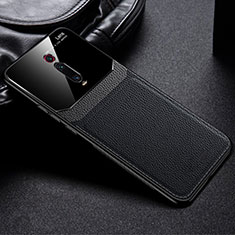 Silikon Hülle Handyhülle Ultra Dünn Schutzhülle Flexible 360 Grad Ganzkörper Tasche C01 für Xiaomi Redmi K20 Pro Schwarz