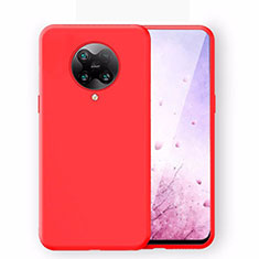 Silikon Hülle Handyhülle Ultra Dünn Schutzhülle Flexible 360 Grad Ganzkörper Tasche C01 für Xiaomi Redmi K30 Pro 5G Rot