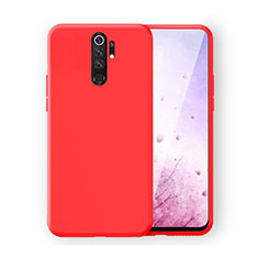 Silikon Hülle Handyhülle Ultra Dünn Schutzhülle Flexible 360 Grad Ganzkörper Tasche C01 für Xiaomi Redmi Note 8 Pro Rot