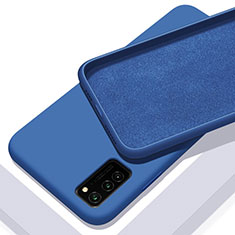 Silikon Hülle Handyhülle Ultra Dünn Schutzhülle Flexible 360 Grad Ganzkörper Tasche C02 für Huawei Honor V30 5G Blau