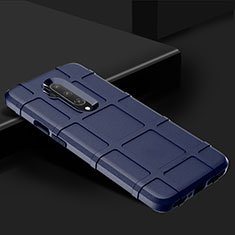 Silikon Hülle Handyhülle Ultra Dünn Schutzhülle Flexible 360 Grad Ganzkörper Tasche C02 für OnePlus 7T Pro Blau