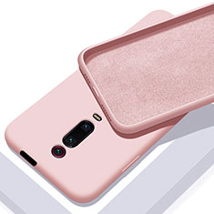 Silikon Hülle Handyhülle Ultra Dünn Schutzhülle Flexible 360 Grad Ganzkörper Tasche C02 für Xiaomi Mi 9T Pro Rosa