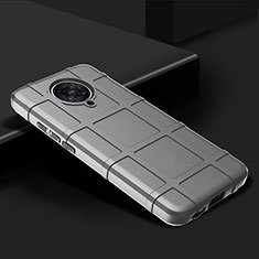 Silikon Hülle Handyhülle Ultra Dünn Schutzhülle Flexible 360 Grad Ganzkörper Tasche C02 für Xiaomi Redmi K30 Pro 5G Silber