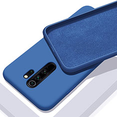 Silikon Hülle Handyhülle Ultra Dünn Schutzhülle Flexible 360 Grad Ganzkörper Tasche C02 für Xiaomi Redmi Note 8 Pro Blau