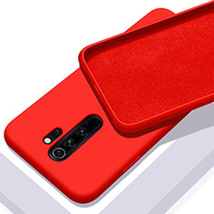 Silikon Hülle Handyhülle Ultra Dünn Schutzhülle Flexible 360 Grad Ganzkörper Tasche C02 für Xiaomi Redmi Note 8 Pro Rot