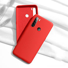 Silikon Hülle Handyhülle Ultra Dünn Schutzhülle Flexible 360 Grad Ganzkörper Tasche C02 für Xiaomi Redmi Note 8T Rot