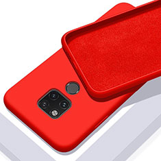 Silikon Hülle Handyhülle Ultra Dünn Schutzhülle Flexible 360 Grad Ganzkörper Tasche C03 für Huawei Mate 20 X 5G Rot
