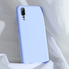 Silikon Hülle Handyhülle Ultra Dünn Schutzhülle Flexible 360 Grad Ganzkörper Tasche C03 für Huawei P20 Hellblau