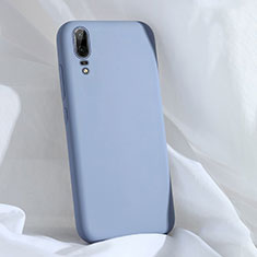 Silikon Hülle Handyhülle Ultra Dünn Schutzhülle Flexible 360 Grad Ganzkörper Tasche C03 für Huawei P20 Violett