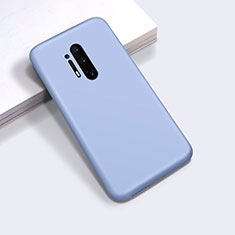 Silikon Hülle Handyhülle Ultra Dünn Schutzhülle Flexible 360 Grad Ganzkörper Tasche C03 für OnePlus 8 Pro Violett