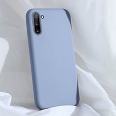Silikon Hülle Handyhülle Ultra Dünn Schutzhülle Flexible 360 Grad Ganzkörper Tasche C03 für Samsung Galaxy Note 10 5G Grau