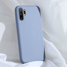Silikon Hülle Handyhülle Ultra Dünn Schutzhülle Flexible 360 Grad Ganzkörper Tasche C03 für Samsung Galaxy Note 10 Plus 5G Grau