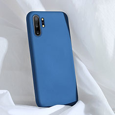 Silikon Hülle Handyhülle Ultra Dünn Schutzhülle Flexible 360 Grad Ganzkörper Tasche C03 für Samsung Galaxy Note 10 Plus Blau