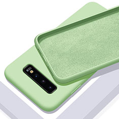 Silikon Hülle Handyhülle Ultra Dünn Schutzhülle Flexible 360 Grad Ganzkörper Tasche C03 für Samsung Galaxy S10 5G Grün
