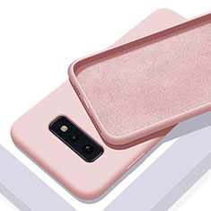 Silikon Hülle Handyhülle Ultra Dünn Schutzhülle Flexible 360 Grad Ganzkörper Tasche C03 für Samsung Galaxy S10e Rosa