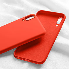Silikon Hülle Handyhülle Ultra Dünn Schutzhülle Flexible 360 Grad Ganzkörper Tasche C03 für Xiaomi Mi A3 Rot