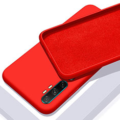 Silikon Hülle Handyhülle Ultra Dünn Schutzhülle Flexible 360 Grad Ganzkörper Tasche C03 für Xiaomi Mi Note 10 Rot