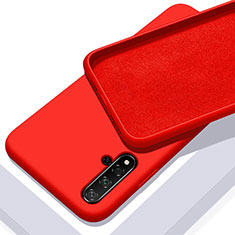 Silikon Hülle Handyhülle Ultra Dünn Schutzhülle Flexible 360 Grad Ganzkörper Tasche C04 für Huawei Nova 5 Rot