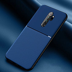 Silikon Hülle Handyhülle Ultra Dünn Schutzhülle Flexible 360 Grad Ganzkörper Tasche C04 für Xiaomi Redmi Note 8 Pro Blau