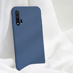 Silikon Hülle Handyhülle Ultra Dünn Schutzhülle Flexible 360 Grad Ganzkörper Tasche C05 für Huawei Nova 6 Blau