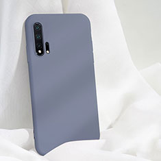 Silikon Hülle Handyhülle Ultra Dünn Schutzhülle Flexible 360 Grad Ganzkörper Tasche C05 für Huawei Nova 6 Violett