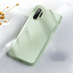 Silikon Hülle Handyhülle Ultra Dünn Schutzhülle Flexible 360 Grad Ganzkörper Tasche C05 für Samsung Galaxy Note 10 Plus 5G Grün